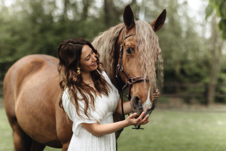 Branding shoot with horse