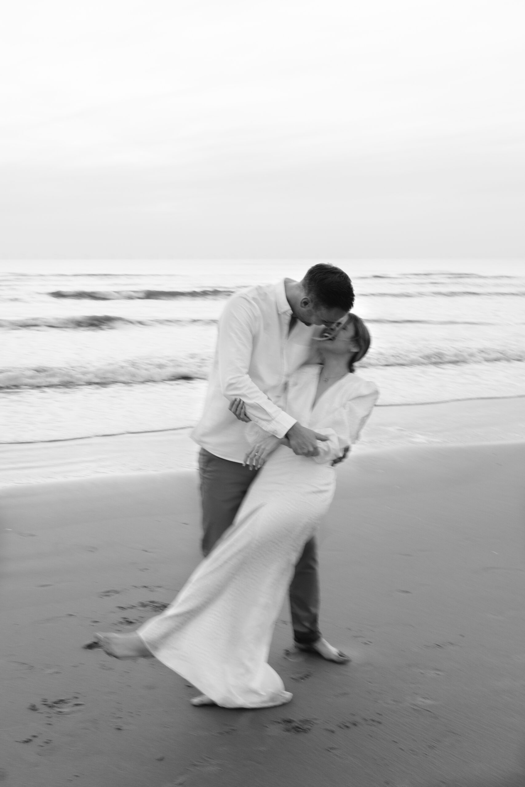 Engagement shoot on the beach